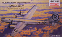 1/144 B-29A Enola Gay WW 2 USAAF bomber model aircraft kit.