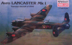 1/144 Lancaster Mk.1 WW 2 British bomber model aircraft kit.