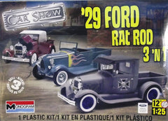 1/25 1929 Ford pickup rat rod 3 'n 1 model truck kit.