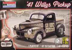 1/25 1941 Willys Gasser pickup model truck kit.