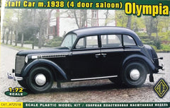 1/72 1938 Opel Olympia 4 door saloon model car kit.