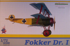 1/72 Fokker Dr.1 Weekend Edition military model airplane kit.