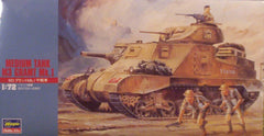 1/72 WW 2 M3 Grant Mk.1 medium AFV model kit.