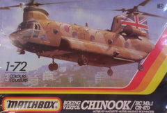 1/72 Chinook military helicopter model kit.