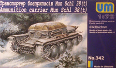 1/72 WW 2 Soviet SCHL 38(t)ammo carrier AFV model kit.