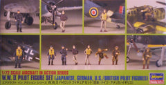 1/72 WW 2 pilot military figures model kit.