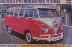 1/24 1963 VW Type 2 Micro Bus model truck kit.