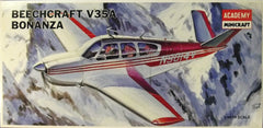 1/48 scale Beechcraft V35A Bonanza model aircraft kit.