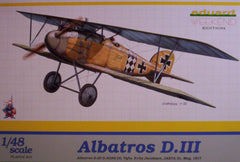 1/48 WW 1 German Albatros D.III model aircraft kit.