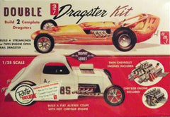1/25 scale 1960's dragster model car kit.