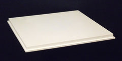 Solid cast resin display base. 5 3/4" x 5 3/4" x 3/8".