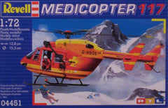 1/72 Medicopter 117 civil model helicopter kit.
