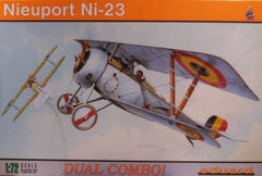 1/72 Nieuport Ni-23 Dual Combo military model aircraft kit.