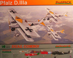 1/48 Pfalz D.IIIa Dual Combo ProfiPack model aircraft kits.
