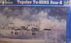 1/72 Tu-95MS Bear-H Russian bomber model aircraft kit.