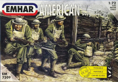 Emhar 1/72 WW 1 American Infantry military figures.