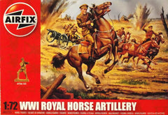 1/72 WW 1 British Royal Horse Artillery military figures.