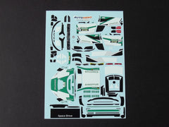 1/64 / HO Audi R8 GT3 slot car decals.