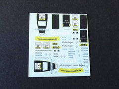 1/64 / HO Corvette C6-R slot car decals