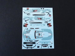 1/64 / HO Corvette C8-R slot car decals