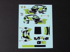 1/64 / HO Porsche 991 GT3 R slot car decals.