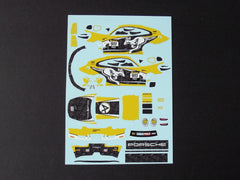 1/64 / HO Porsche 991 GT3 R slot car decals.