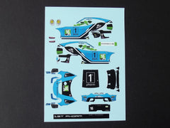Patto's 1/64 / HO Porsche 991 GT3 R Phorm #1 Decals