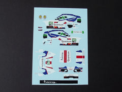 1/64 / HO Porsche 991 GT3 R slot car decals.