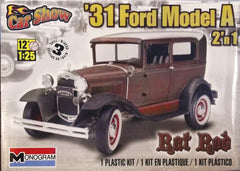 1/25 1931 Ford Model A 2 'n 1 plastic model car kit.