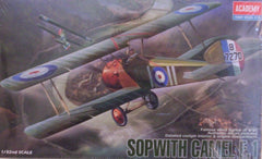 1/32 WW 1 Sopwith Camel F.1 airplane model kit.