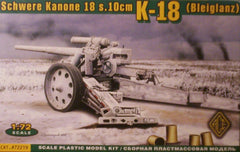 1/72 scale K-18 (Bleiglanz) cannon military model kit.