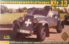 1/72 WW 2 Kfz.13 armored car military vehicle model kit.