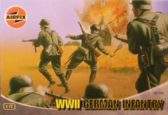 1/72 scale WW 2 German Infantry military figures.