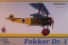 1/72 Fokker Dr.1 Weekend Edition military model airplane kit.