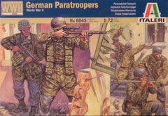 1/72 WW 2 German Paratrooper military figures.