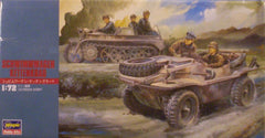 1/72 Schwimmwagon & Kettenkrad military model kits.