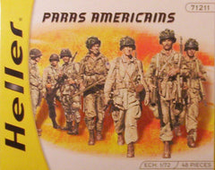 1/72 WW 2 U.S. Paratroopers military figures.