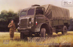 1/72 WW 2 Bedford QLD 3-ton 4 x 4 truck model kit.