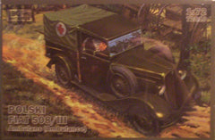 1/72 Polski Fiat 508 /111 Ambulance model truck kit.