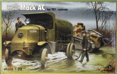 1/72 WW 1 Mack AC Fuel Truck military vehicle model kit.