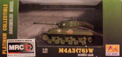 1/72 M4A3 (76) W U.S. Army Sherman AFV model.