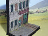 1/72 diorama with freight door and narrow gauge track.
