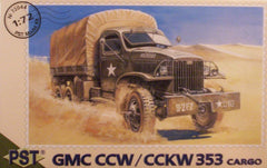 1/72 WW 2 US Army GMC 353 cargo truck model kit.