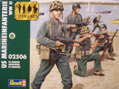 1/72 WW 2 U.S. Marine military figures.