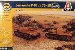 1/72 WW 2 Italian Semovente AFV model kits.