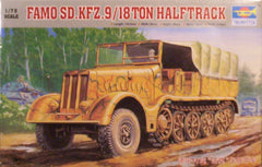 1/72 Famo 9/18 ton halftrack military vehicle model kit.