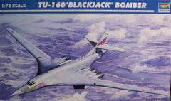 1/72 Tu-160 Russian Blackjack bomber model aircraft kit.