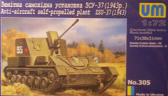 1/72 WW 2 Soviet ZSU-37 anti-aircraft model AFV kit.