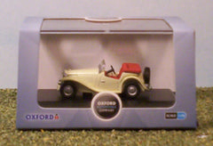 1/76 / OO gauge MG TC (cream) die cast model car.