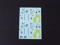 1/64 / HO slot car decals